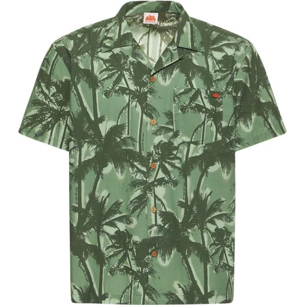 camicie Sundek verde con stampe