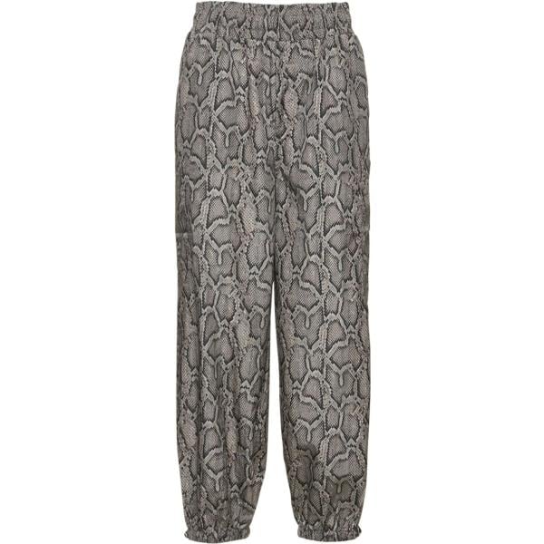 pantaloni Varley grigio con stampe