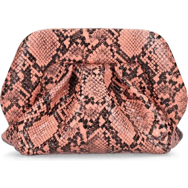 pochette Themoirè marrone animalier