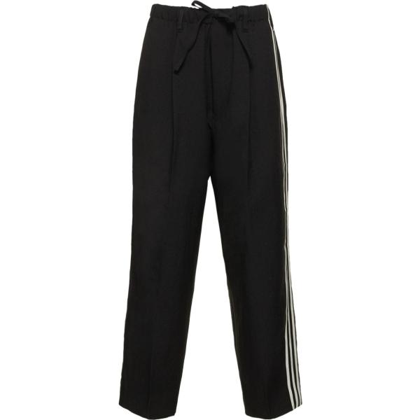 pantaloni Y-3 nero a righe