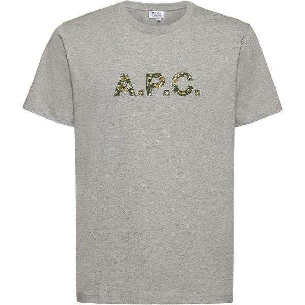 t-shirt A.p.c. grigio