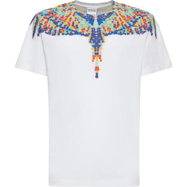 t-shirt Marcelo Burlon County Of Mil... bianco con stampe