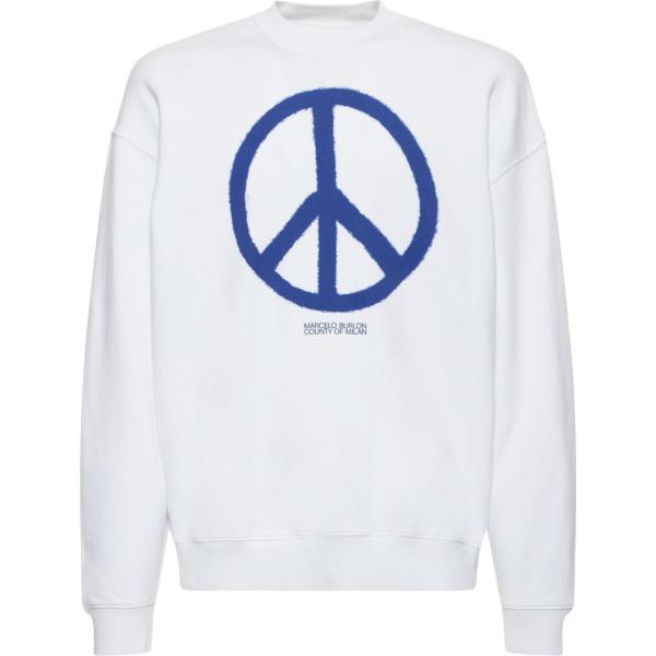 felpe Marcelo Burlon County Of Mil... bianco con stampe