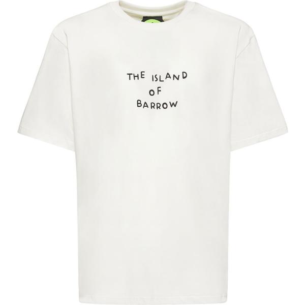 t-shirt Barrow bianco con stampe