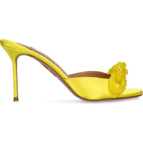 pantofole Aquazzura giallo
