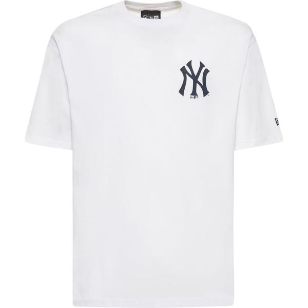 t-shirt New Era bianco con stampe
