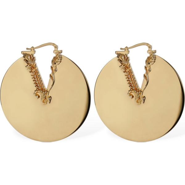 orecchini Versace marrone