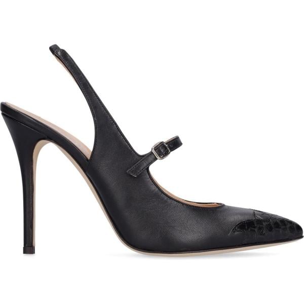 décolleté Alessandra Rich nero serpente