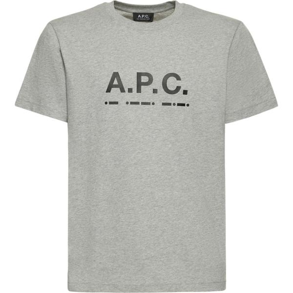 t-shirt A.p.c. grigio