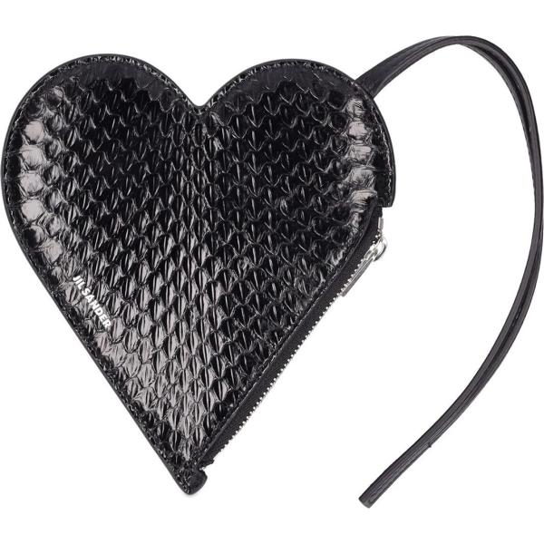 pochette Jil Sander nero serpente