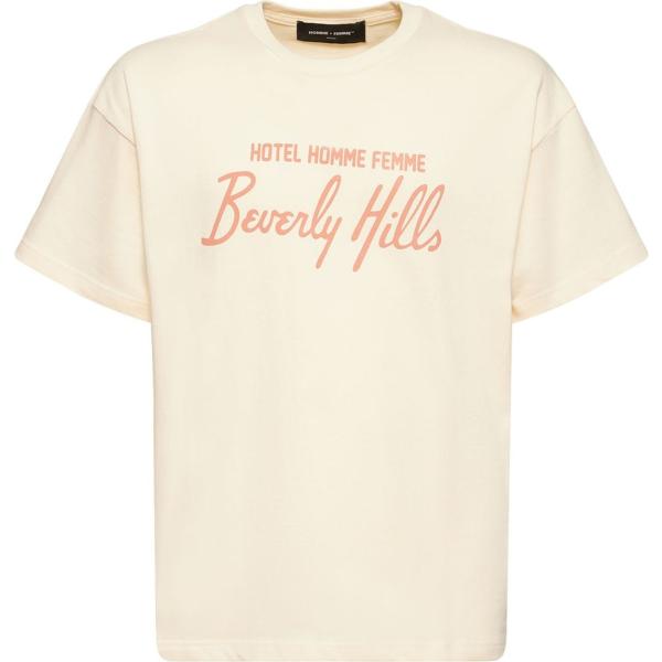 t-shirt Homme + Femme La bianco con stampe