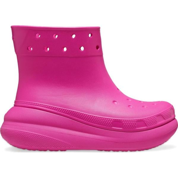 stivali di gomma Crocs rosa