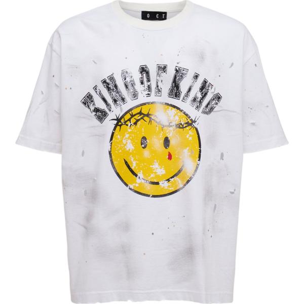 t-shirt Someit bianco con stampe