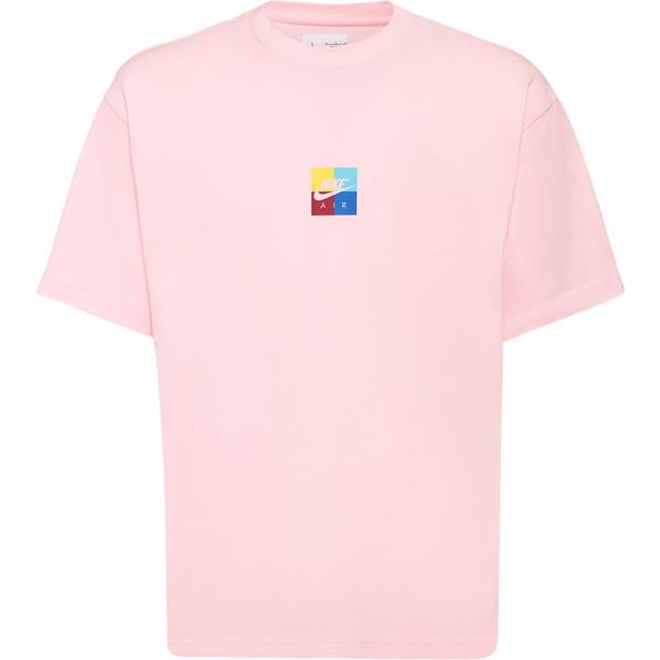 t-shirt Nike rosa con stampe