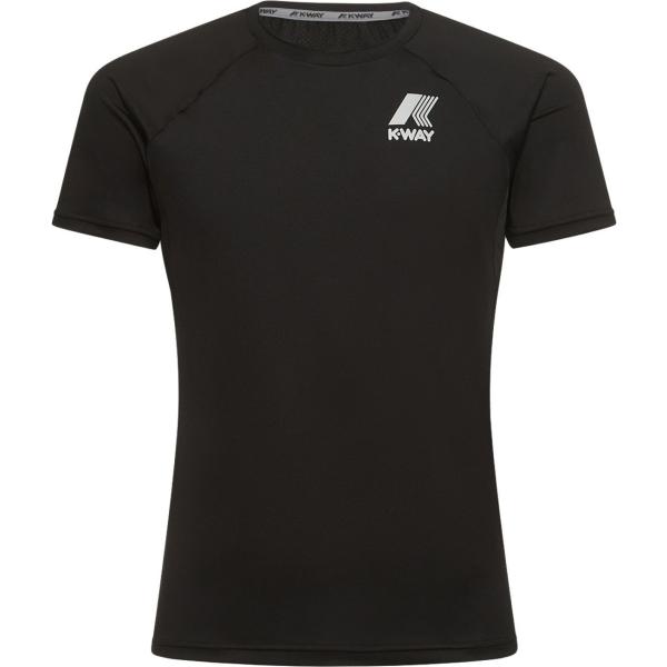 t-shirt K-Way nero