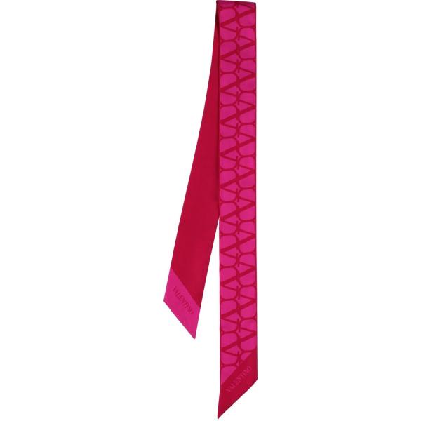 foulard Valentino Garavani rosso con stampe