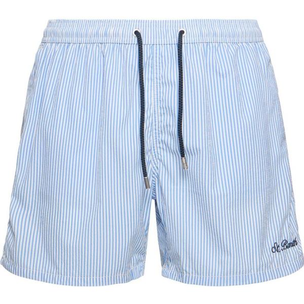 shorts Mc2 Saint Barth bianco con stampe