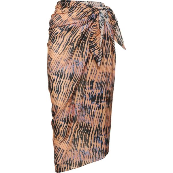 vestiti da spiaggia Ulla Johnson marrone con stampe
