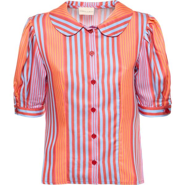 camicie Maria De La Orden rosa con stampe