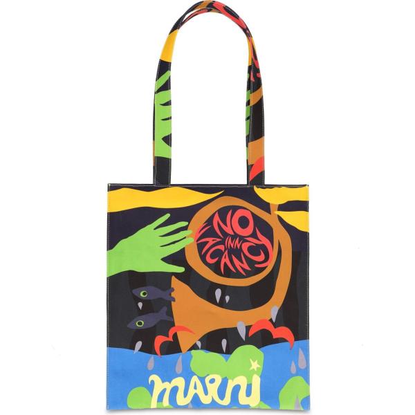 borse tote Marni multicolore con stampe