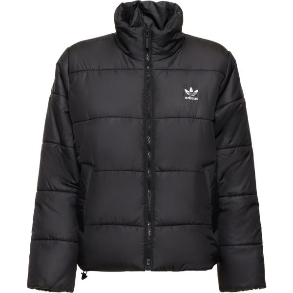 piumini Adidas Originals nero a righe