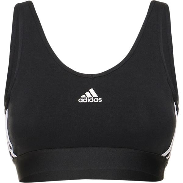 top Adidas Performance nero a righe