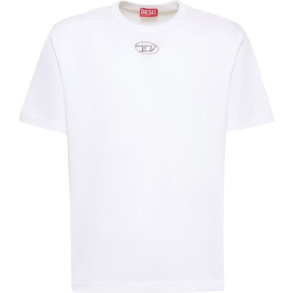t-shirt Diesel bianco con stampe