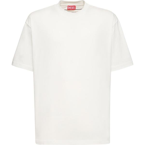 t-shirt Diesel bianco