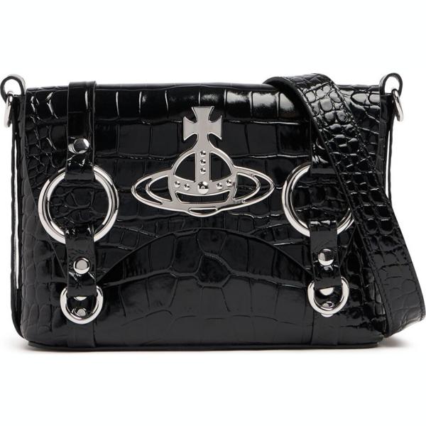 borse a spalla Vivienne Westwood nero con stampe
