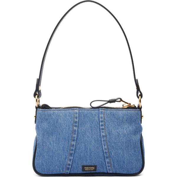 borse a spalla Tom Ford blu