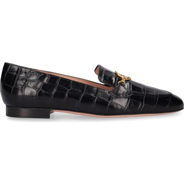 mocassini Bally nero con stampe