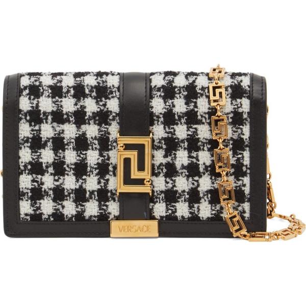 borse a spalla Versace nero