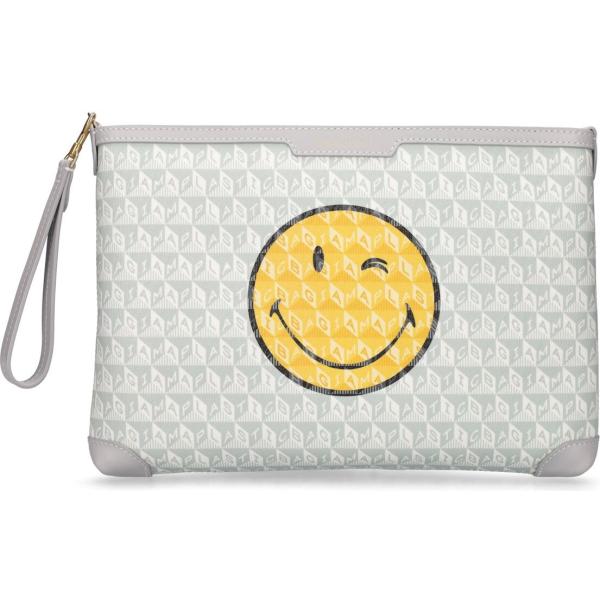 pochette Anya Hindmarch grigio