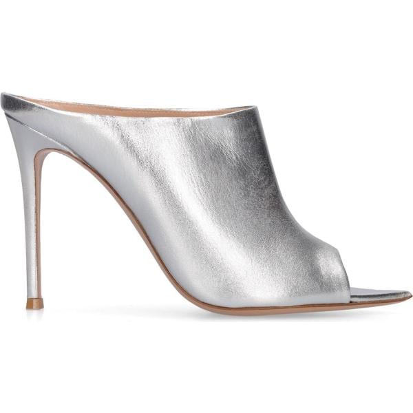 pantofole Gianvito Rossi grigio