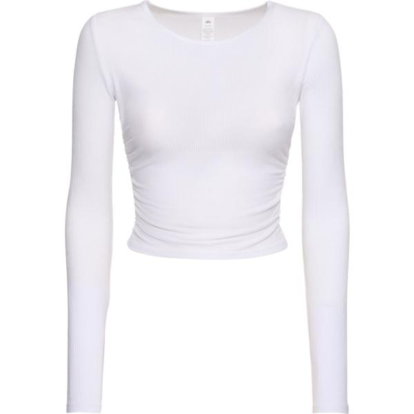 top Alo Yoga bianco