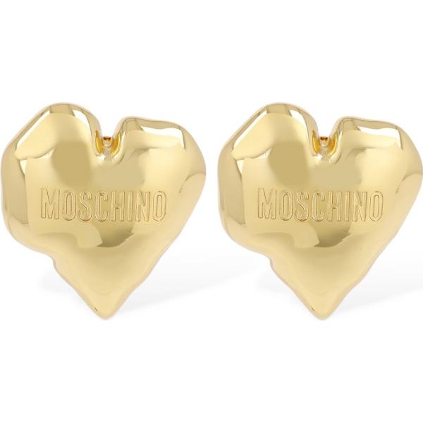 orecchini Moschino marrone