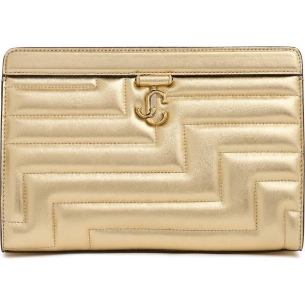 pochette Jimmy Choo marrone