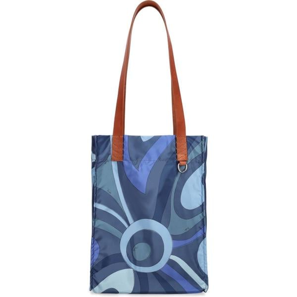 shopping bag Pucci blu con stampe