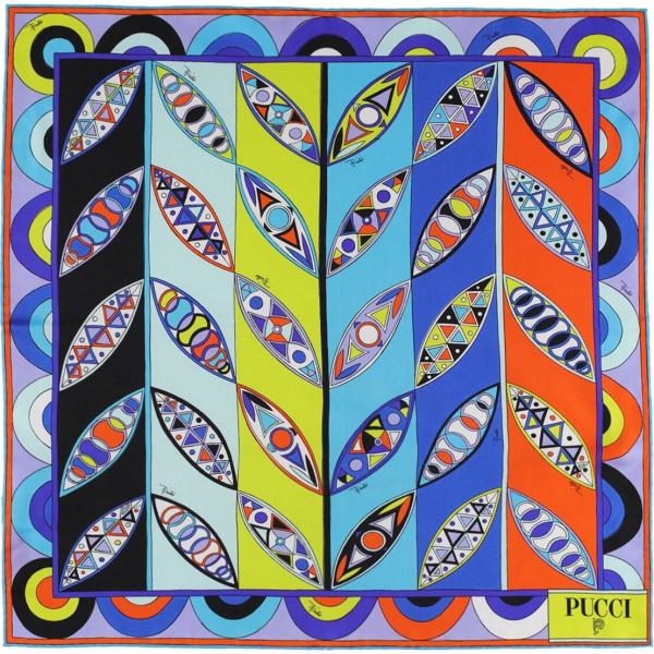 foulard Pucci multicolore con stampe