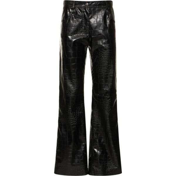 pantaloni Msgm nero con stampe
