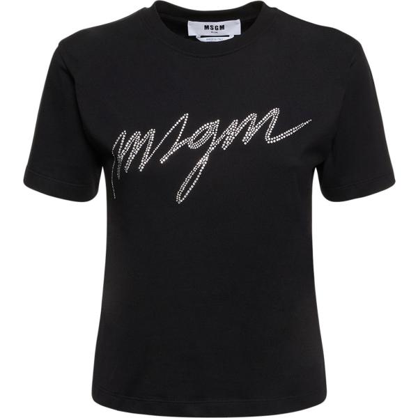 t-shirt Msgm nero