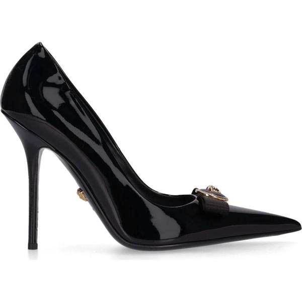 scarpe col tacco Versace nero