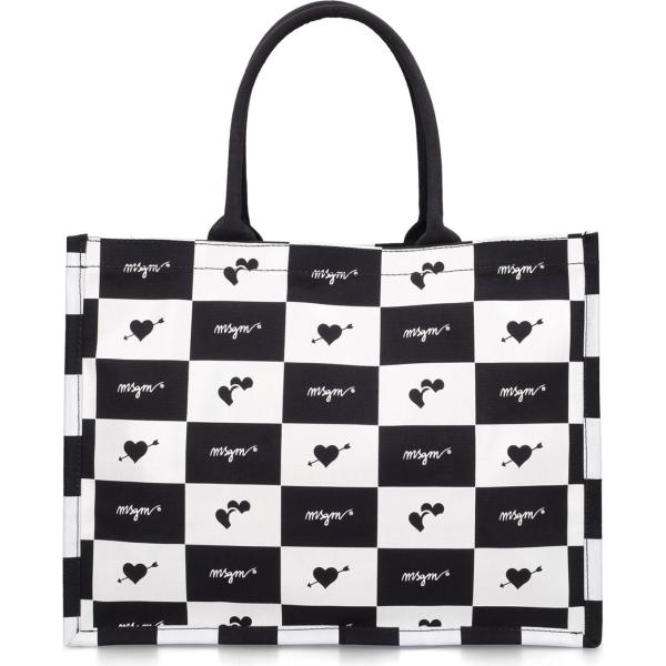 shopping bag Msgm multicolore con stampe