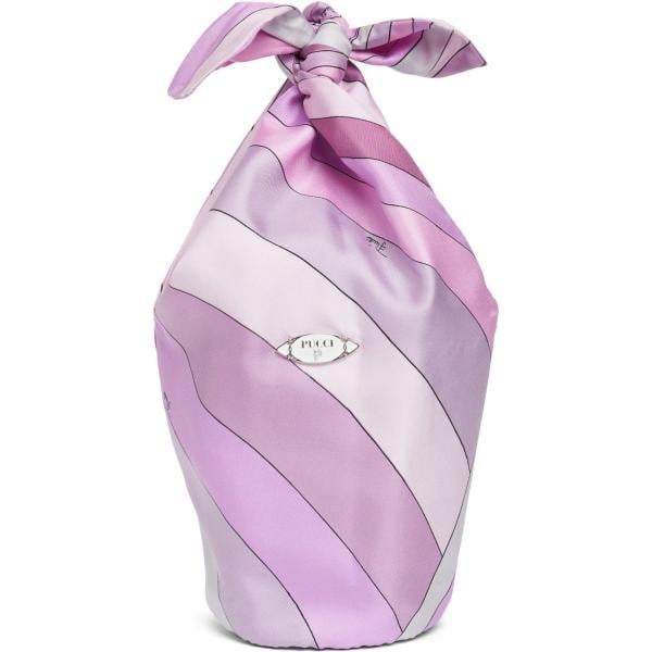 borse a mano Pucci viola con stampe