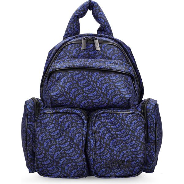 zaini Moncler Genius nero con stampe