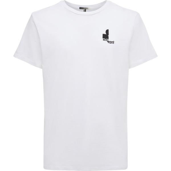 t-shirt Marant bianco con stampe