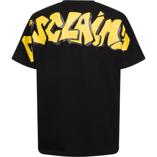t-shirt Disclaimer nero