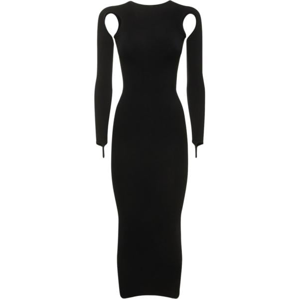 vestiti midi/longuette Andreadamo nero