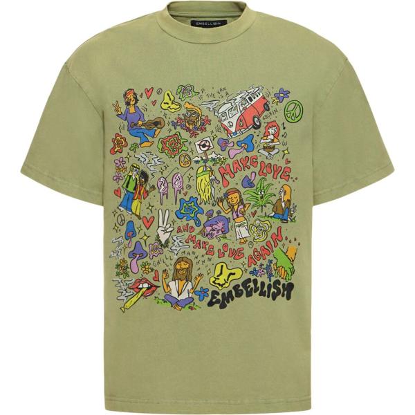 t-shirt Embellish marrone