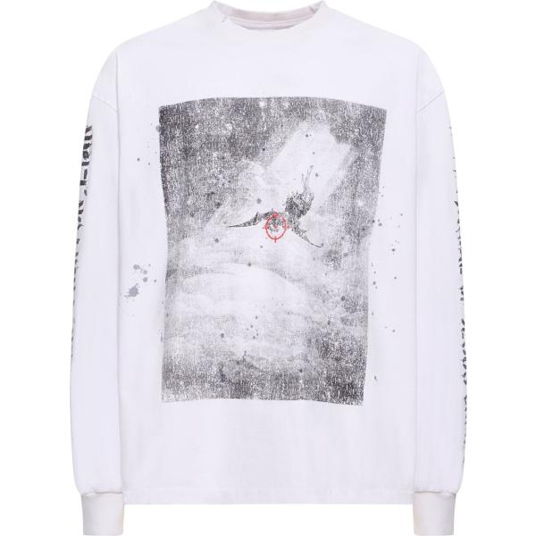 t-shirt Someit bianco con stampe